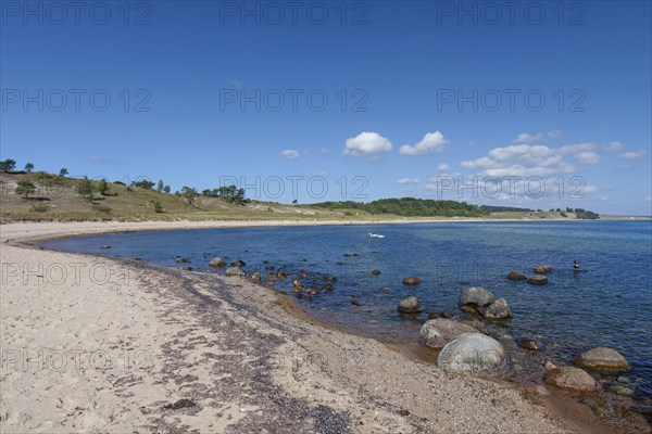 Beach along the Baltic Sea at Havaeng