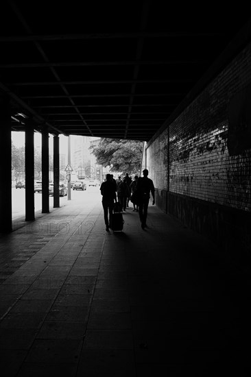 Subway in the Hafencity