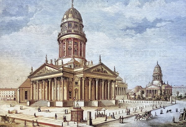 Der Gendarmenmarkt mit Dom in Berlin