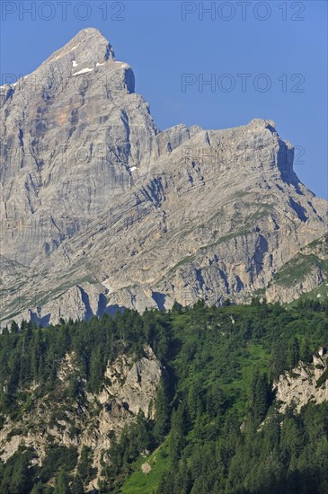 The Monte Civetta in the Dolomites, Italy, Europe