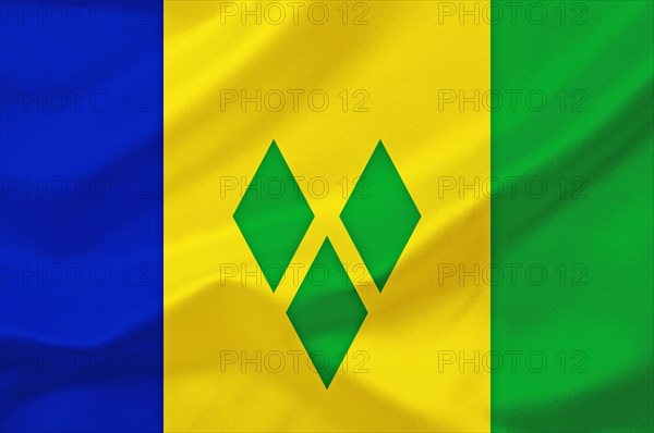 The flag of St Nevis and the Grenadines, Studio