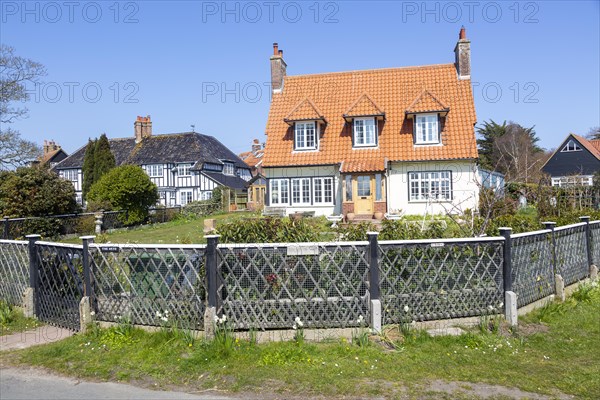 Holiday homes at Thorpeness, Suffolk, England, UK built 1920s