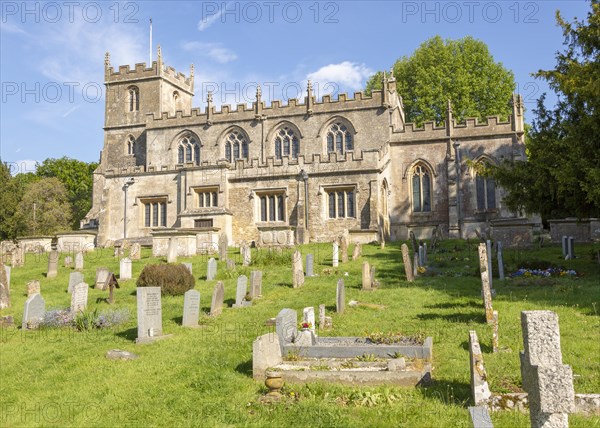 Village parish church of the Holy Cross, Seend, Wiltshire, England, UK