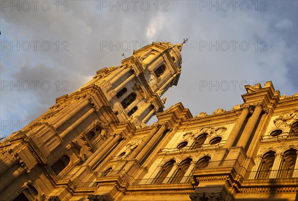 Historic cathedral church Malaga, Catedral de la Encarnacion de Malaga, Andalusia, Spain, Europe