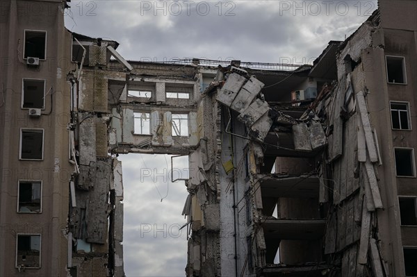 Destroyed building of the Mykolaiv regional administration. Mykolaiv, 25.02.2024. Photographed on behalf of the Federal Foreign Office