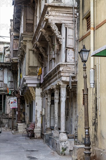 Old town of the Unesco site, Ahmedabad, Gujarat, India, Asia