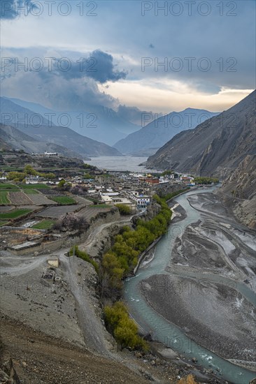 Kagbeni village, Kingdom of Mustang, Nepal, Asia