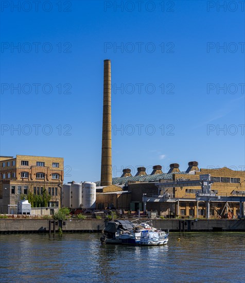 Industrial and factory site on the Spree, luminaire factory, Berlin-Oberschoeneweide, Berlin, Germany, Europe