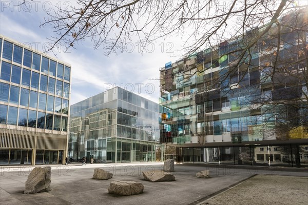 Modern architecture, office building, Novartis Campus, Basel, Canton of Basel-Stadt, Switzerland, Europe
