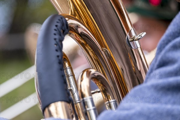 Brass band, Seehausen am Staffelsee, Upper Bavaria, Bavaria, Germany, Europe