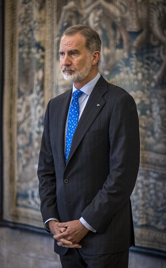 His Majesty Felipe VI, King of Spain, pictured on the occasion of his participation in the Conference of Presidents of the Parliaments of the European Union