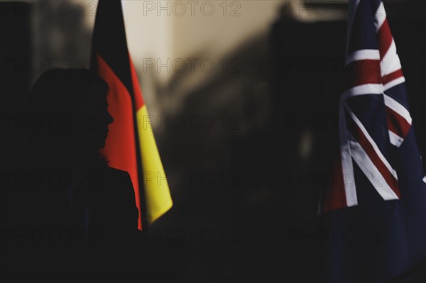 Annalena Baerbock (Alliance 90/The Greens), Federal Foreign Minister, pictured at a press conference with Penny Wong (not pictured), Foreign Minister of Australia, in Adelaide, 3 May 2024. Baerbock is travelling to Australia, New Zealand and Fiji for political talks / Photographed on behalf of the Federal Foreign Office