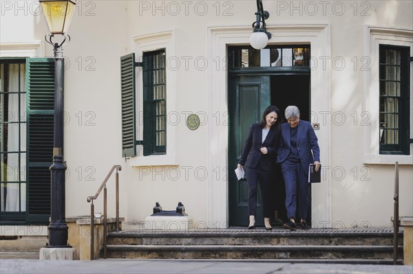 Annalena Baerbock (Alliance 90/The Greens), Federal Foreign Minister, and Penny Wong, Foreign Minister of Australia, photographed in Adelaide, 3 May 2024. Baerbock is travelling to Australia, New Zealand and Fiji for political talks / Photographed on behalf of the Federal Foreign Office