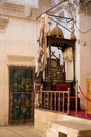 Monastery of Saint Ananias known as Deyrulzafaran or Saffron Monastery, Church, Mardin, Turkey, Asia