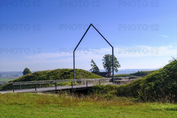 Heuneburg, fortification, Celts, open-air museum, Celtic museum, Celtic city of Pyrene, Hundersingen, Herbertingen, Upper Danube nature park Park, Swabia, Baden-Wuerttemberg, Germany, Europe