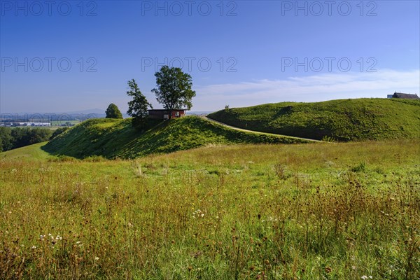 Heuneburg, fortification, Celts, open-air museum, Celtic museum, Celtic town of Pyrene, Hundersingen, Herbertingen, Upper Danube nature park Park, Swabia, Baden-Wuerttemberg, Germany, Europe