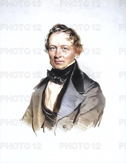 Franz Viktor Pfeiffer (born 27 February 1815 in Solothurn, Switzerland, died 29 May 1868 in Vienna) was a Swiss Germanist and philologist who was active in Germany and Austria, Historic, digitally restored reproduction from a 19th century original, Record date not stated, Europe