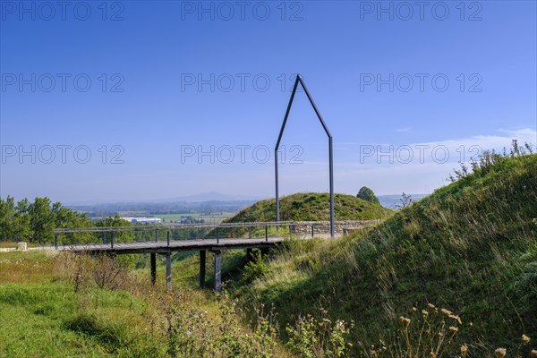 Heuneburg, fortification, Celts, open-air museum, Celtic museum, Celtic town of Pyrene, Hundersingen, Herbertingen, Upper Danube nature park Park, Swabia, Baden-Wuerttemberg, Germany, Europe