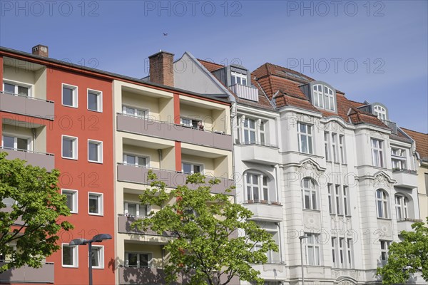 New building, old building, Bundesallee, Schoeneberg, Berlin, Germany, Europe