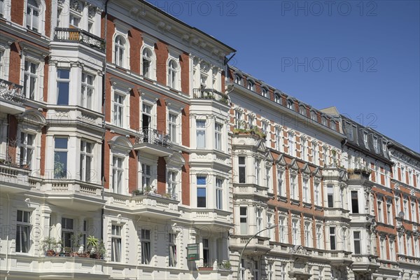 Facades, old buildings, Eisenacher Strasse, Schoeneberg, Tempelhof-Schoeenberg, Berlin, Germany, Europe