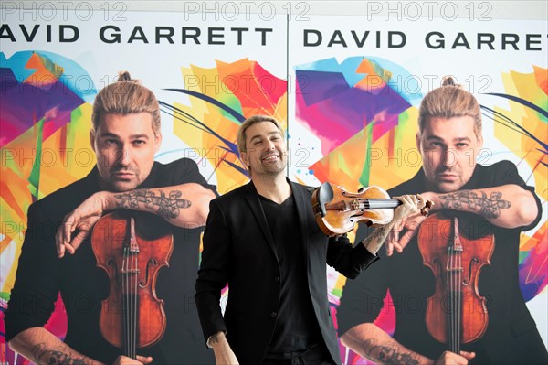 David Garrett, Photocall for the new tour Millennium Symphony World Tour 2025 at the Flora, Cologne 13 May 2024