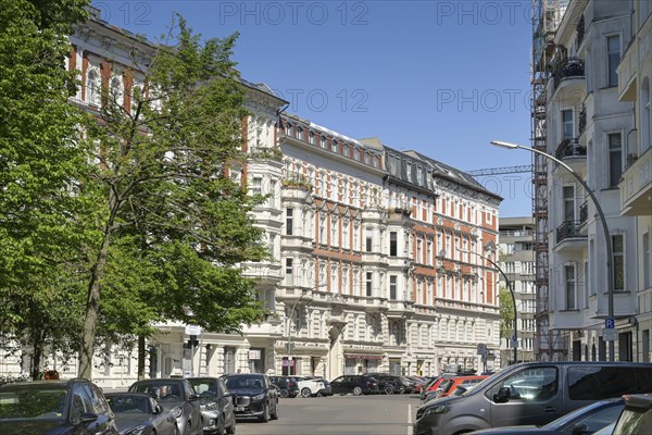 Facades, old buildings, Eisenacher Strasse, Schoeneberg, Tempelhof-Schoeenberg, Berlin, Germany, Europe