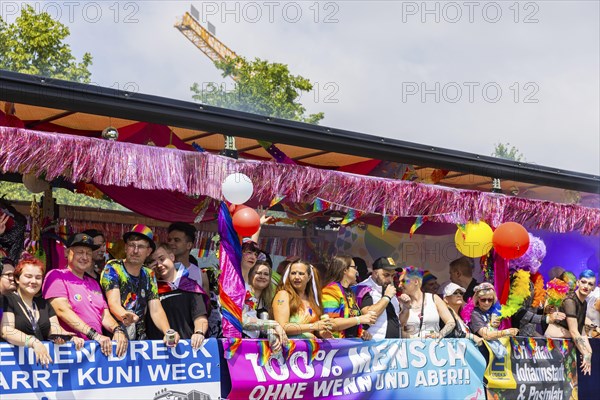 Christopher Street Day in Dresden, Dresden, Saxony, Germany, Europe