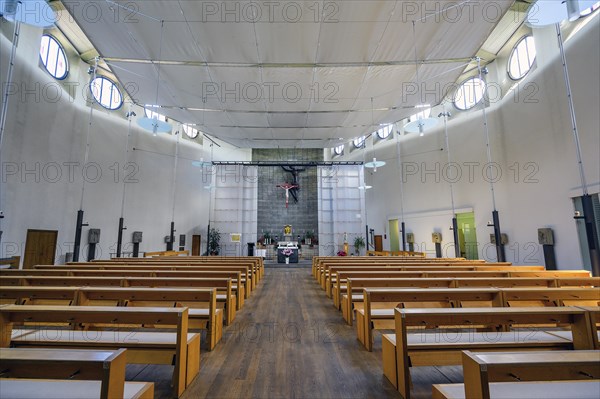 Modern church, St Ulrich, Kempten, Allgaeu, Swabia, Bavaria, Germany, Europe