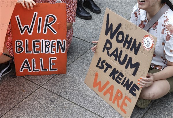 Demo under the motto The rent is too high. Around 150 tenants' initiatives, housing associations and organisations have called for a demonstration, Berlin 01.06.2024., Berlin, Berlin, Germany, Europe