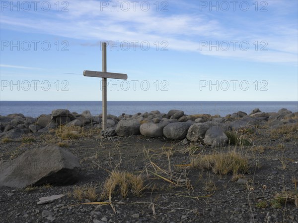 Beach at Kopasker on the north coast of Iceland