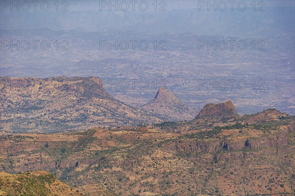 Landscape of Ethiopia in Africa