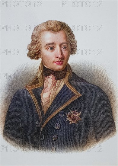 Sir William Sidney Smith, 1764-1840, British admiral. Copper engraving by S. Freeman after a painting by J. Opie, digitally restored reproduction from a 19th century original, Record date not stated