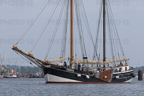 Sailing ship Amazone, Kappeln, Schlei, Schleswig-Holstein, Germany, Europe