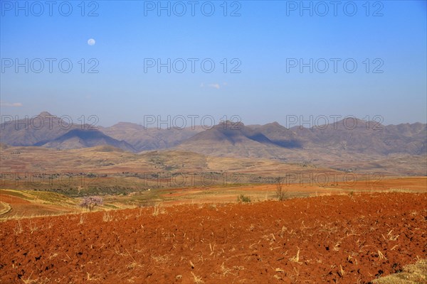 A colourful landscape in Lesotho