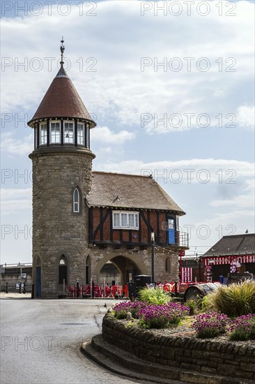 Marina and Harbour over Vincent Pier, Scarborough, North Yorkshire, England, United Kingdom, Europe