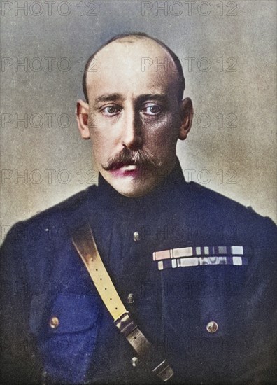 Prince Christian Victor of Schleswig-Holstein, Christian Victor Albert Ludwig Ernst Anton, 1867 to 1900, member of the British royal family. From South Africa and the Transvaal War, by Louis Creswicke, published 1900, Historic, digitally restored reproduction from a 19th century original, Record date not stated