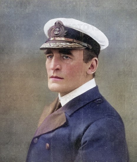 Admiral of the Fleet Sir Reginald Yorke Tyrwhitt, 1st Baronet of Terschelling and Oxford, 1870 to 1951. Admiral of the Royal Navy in the First World War. From The Illustrated War News, 1915, Historical, digitally restored reproduction from a 19th century original, Record date not stated