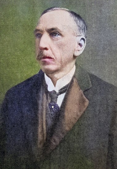 William Morris Hughes 1862 to 1952, Seventh Prime Minister of Australia. From L'Illustration, 1916, Historical, digitally restored reproduction from a 19th century original, Record date not stated