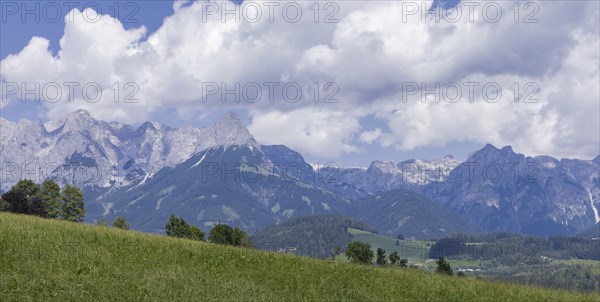 Landscape panorama, Tennengebirge, Pongau