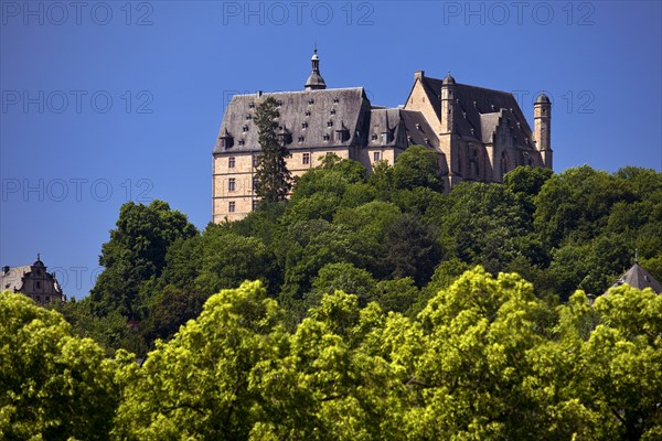 The Landgrave's Castle on the Schlossberg, Marburg an der Lahn, Hesse, Germany, Europe