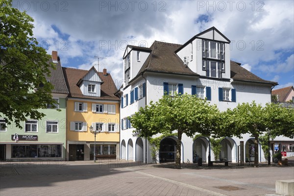 The traditional, family-run Kratt department stores' in the old town of Radolfzell on Lake Constance, Konstanz district, Baden-Württemberg, Germany, Europe