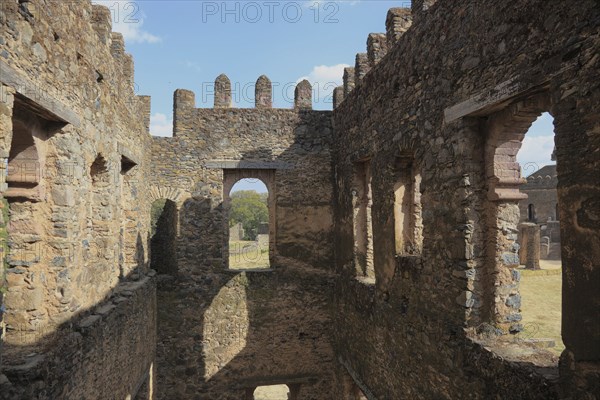 Amhara region, in the Gemp palace complex in Gondar, Gonder, UNESCO, world, heritage, cultural heritage, Ethiopia, Africa