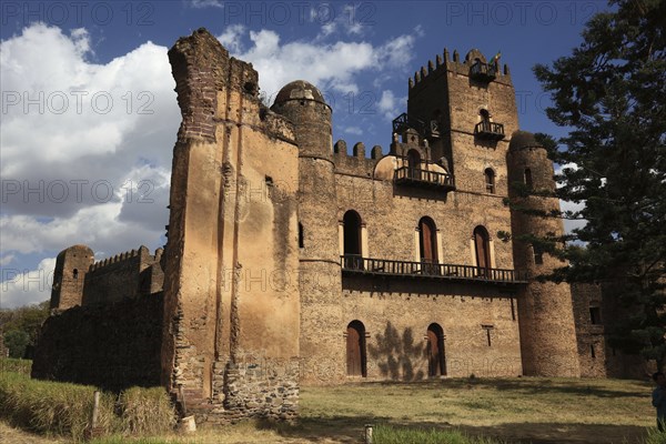 Amhara region, in the Gemp palace complex in Gondar, Gonder, imperial palace, UNESCO, world, heritage, cultural heritage, Ethiopia, Africa