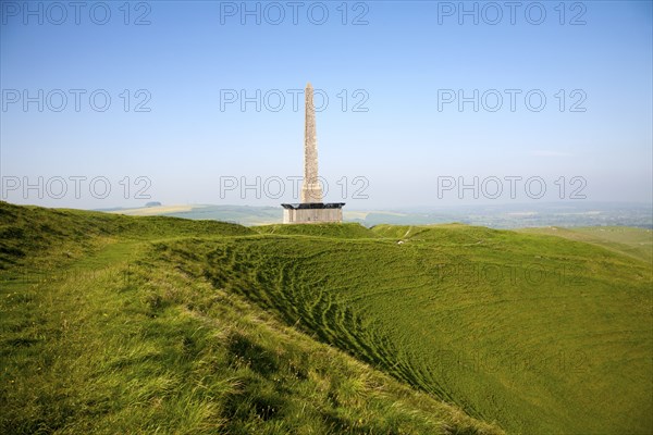 Lansdowne Monument or Cherhill Monument, near Cherhill in Wiltshire, England, UK