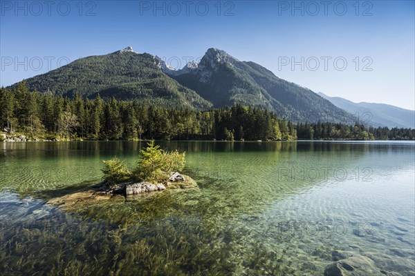 Hintersee, Ramsau, Berchtesgaden National Park, Berchtesgadener Land, Upper Bavaria, Bavaria, Germany, Europe