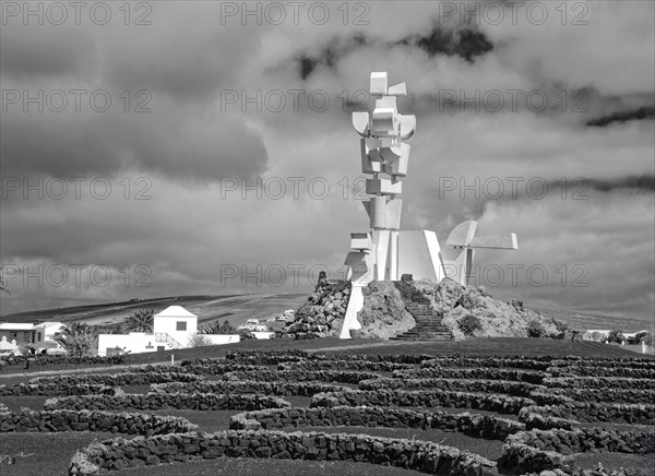 Fertility Monument, Monumento al Campesino, by the artist César Manrique, municipality of San Bartolomé, Lanzarote, Canary Islands, Canary Islands, Spain, Europe