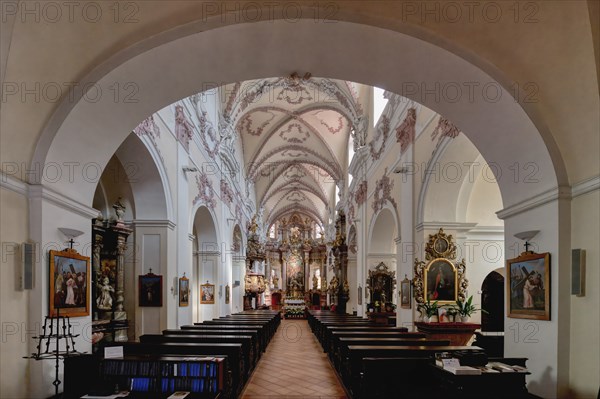 Church of All Saints, Interior, Litomerice, Bohemia, Interior, Czech Republic, Europe