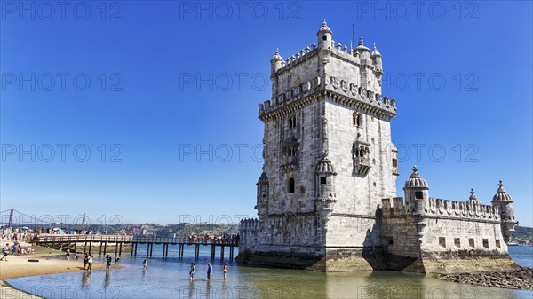 Tower, Torre de Belem, Landmark, Belém, Lisbon, Portugal, Europe