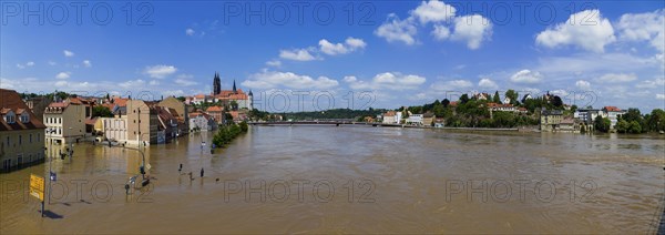 High water in Meissen at its peak