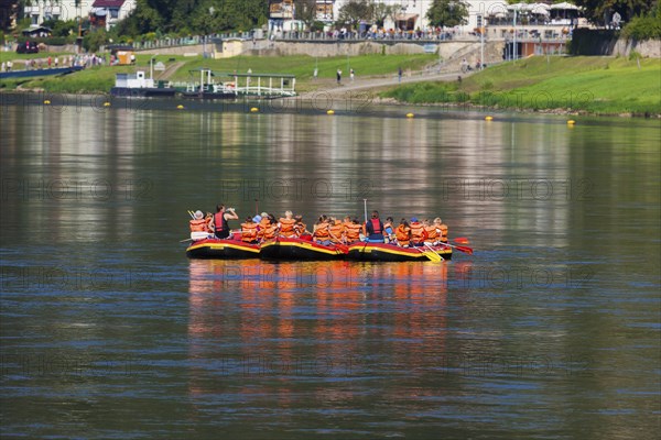 Boat trip on the Elbe near Rathen